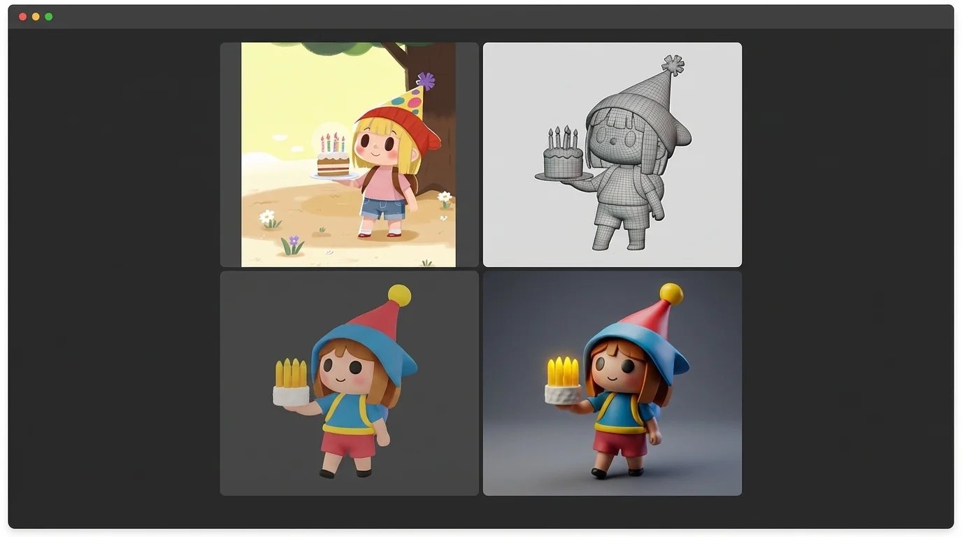 Convierte imágenes 2D en modelos 3D