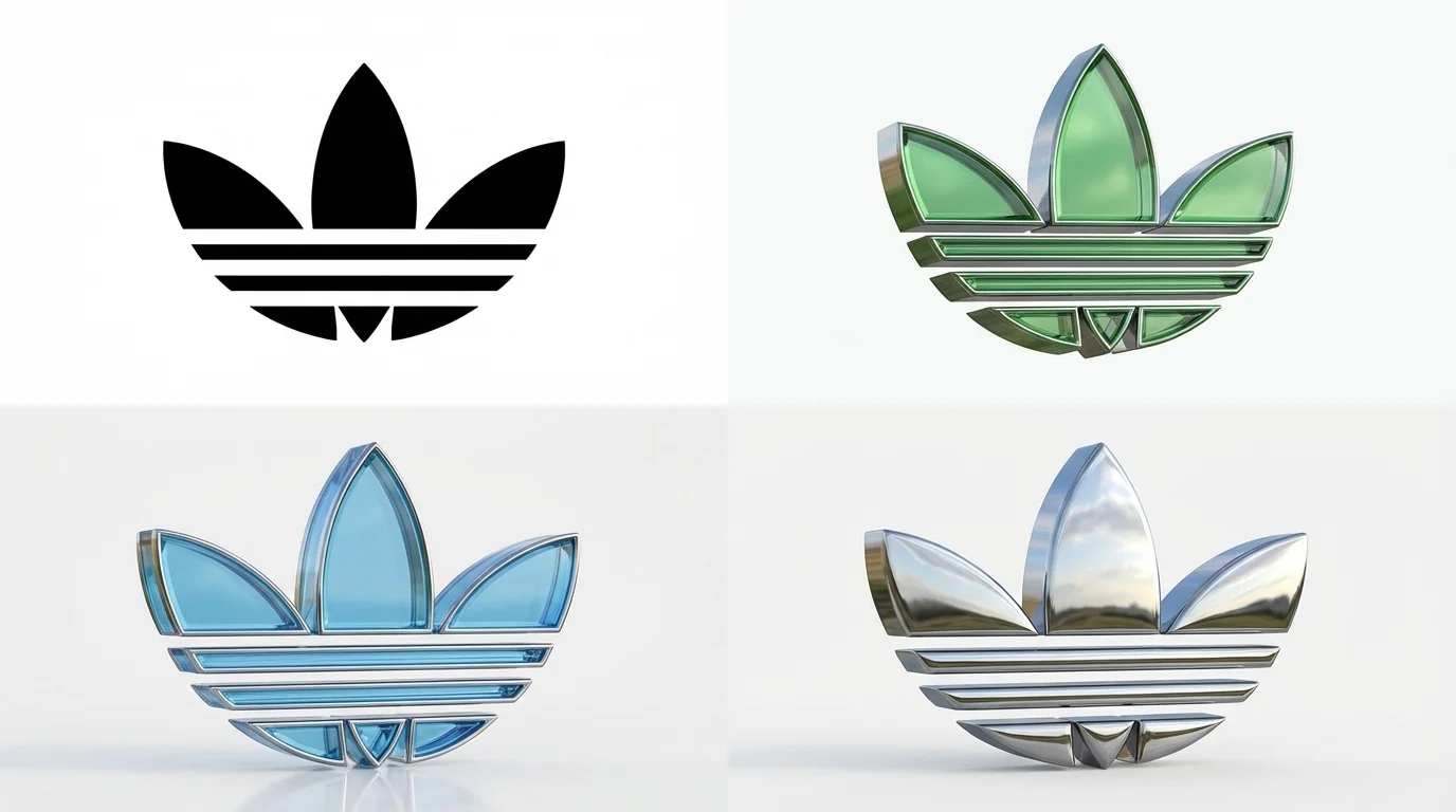 Transforma logos en diseños 3D